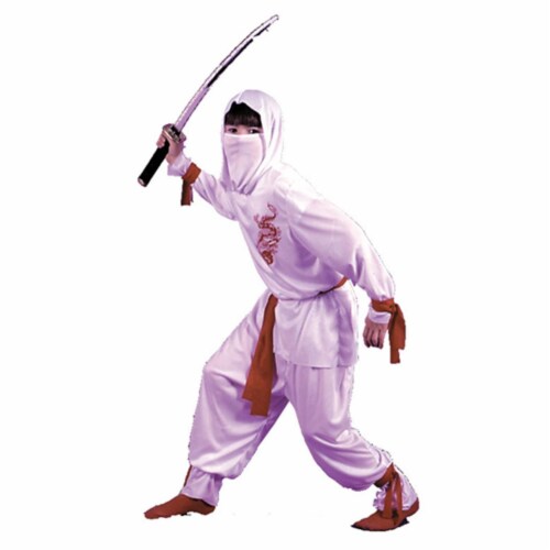 White Ninja Dlx Child Med Perspective: front