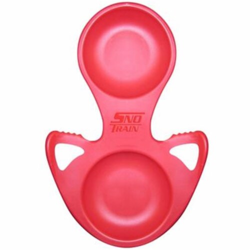 Snow Train Saucer, 33 in. Perspective: front