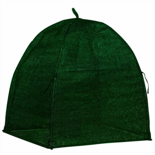 Nuvue  Shrub Cover HD Winter Snow And Ice Framed, Hunter Green - 40 In. Perspective: front