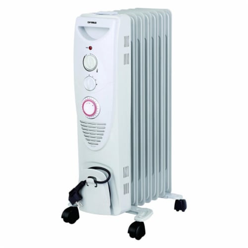 Portable 7 Fins Oil Filled Radiator Heater with Timer, 1 Kroger