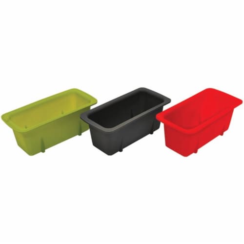 Silicone Mini Loaf Pans, Set of 3 Perspective: front