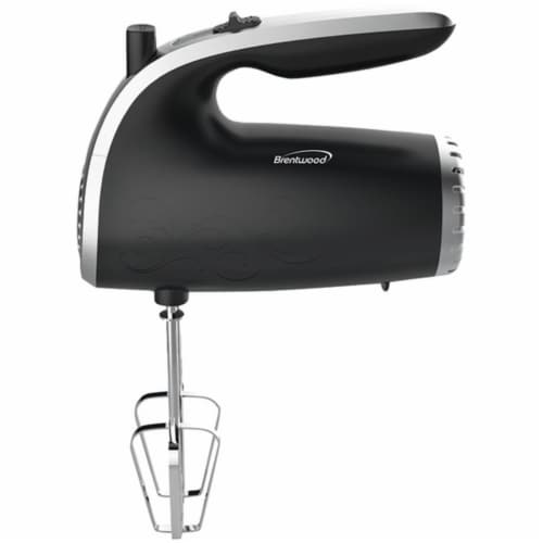 5-Speed Hand Mixer, Black Perspective: front