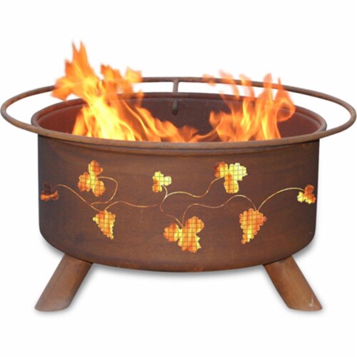 Grapevines Fire Pit Perspective: front