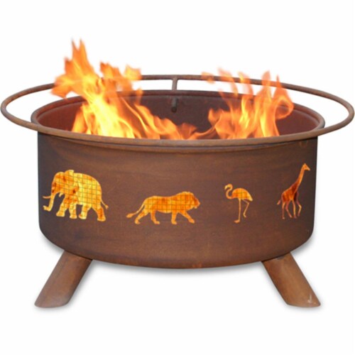 Safari Fire Pit Perspective: front