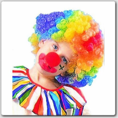 Child rainbow wig deals