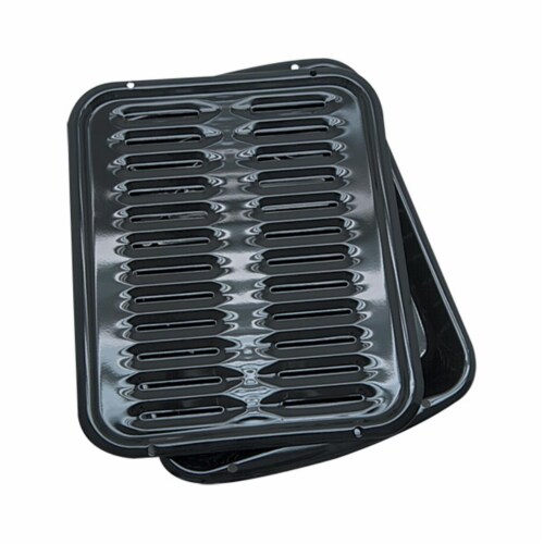 Porcelain Pan With Porcelain Grill Perspective: front