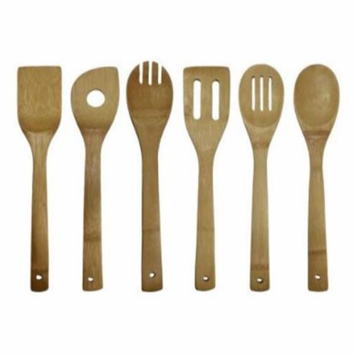 6-Piece Bamboo Cooking Utensil Set 6-Piece Bamboo Cooking Utensil Set