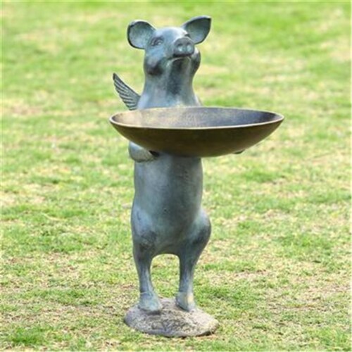 Winged Pig Birdfeeder Perspective: front