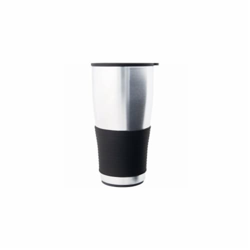 16 oz. Travel Beverage Tumbler Steel Perspective: front