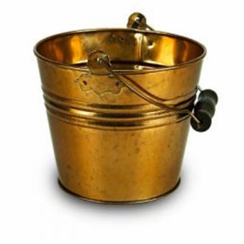 6 in. Banded Planter, Copper Perspective: front