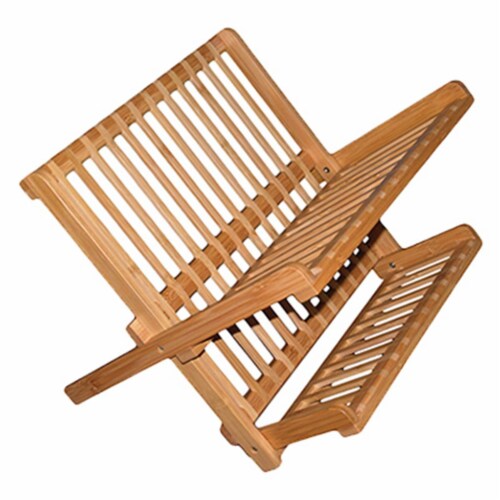 20-8517 Bamboo Dish Rack Perspective: front