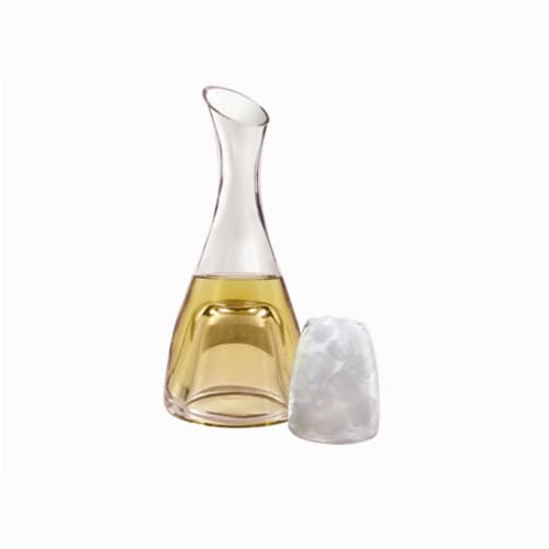 Epicureanist Wine Chilling Decanter with Ice Cup Perspective: front