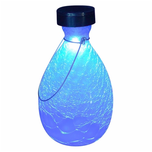 Tear Solar Lantern - Blue Lapis Perspective: front