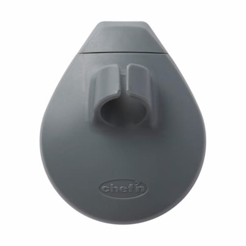 Vegetable Brush  Plastic - Gray Perspective: front