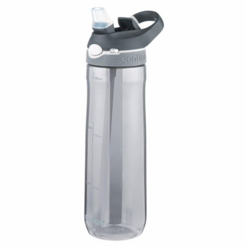 24 oz Smoke Plastic Ashland Water Bottle BPA Free Perspective: front
