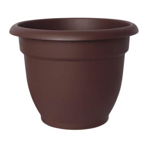 20-56306CH 6 in. Terrapot Ariana Planter  Chocolate Perspective: front
