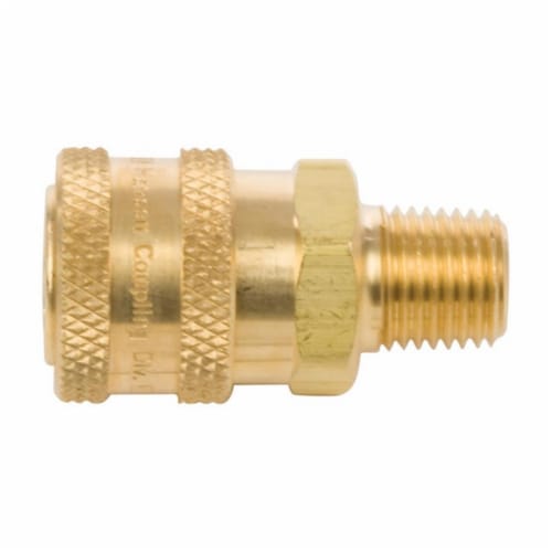 75126 0.25 in. 5000 PSI Male Socket Quick Coupler Perspective: front