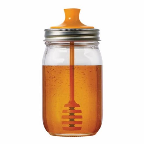 82623 Honey Dipper Jar Lid Perspective: front