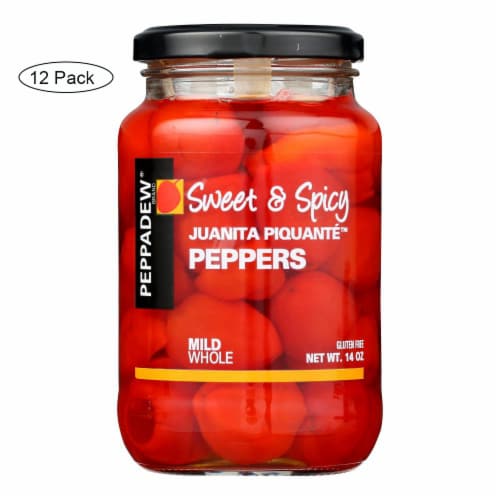 Peppadew Mild Whole Sweet Piquante Peppers Perspective: front