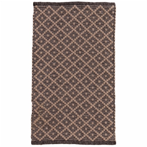 Feizy Diamon Rug - Brown Perspective: front