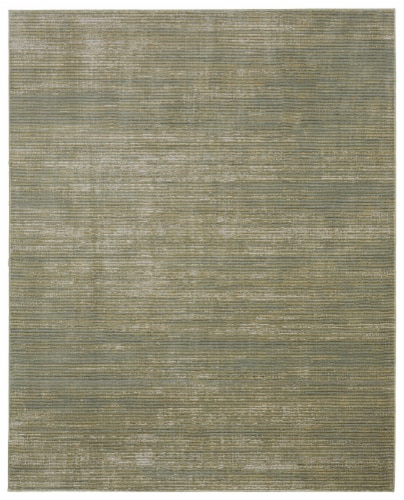 Feizy Portia Area Rug - Green Perspective: front