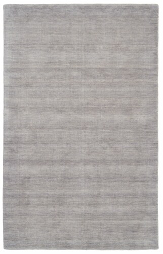 Feizy Rugs Luna Hand Woven Marled Wool Rug - Light/Warm Gray Perspective: front
