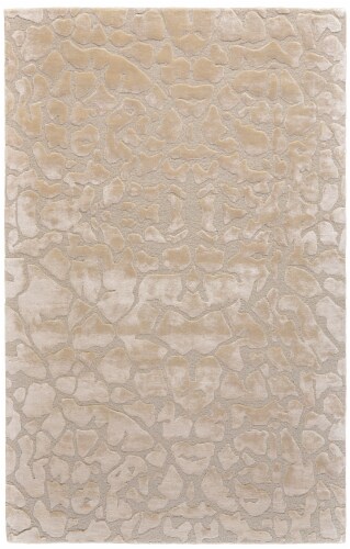 Feizy Rugs Mali Lustrous Tufted Abstract Accent Rug - Ivory Cream Perspective: front