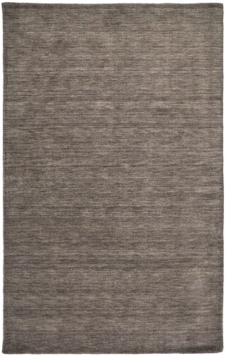 Feizy Rugs Charcoal Gray Luna Hand Woven Marled Wool Accent Rug Perspective: front
