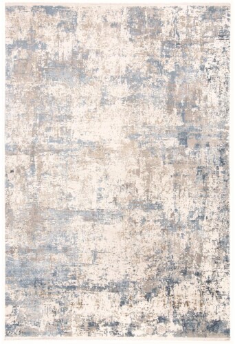 Feizy Rugs Cadiz Gradient Luster Accent Rug - Light Blue/Ivory Perspective: front