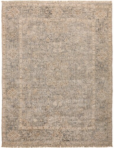 Feizy Rugs Caldwell Vintage Space Dyed Wool Accent Rug - Latte Tan/Gray Perspective: front