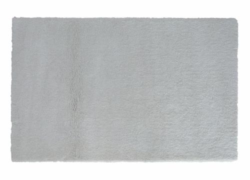 Feizy Lauren Shag Accent Rug - Ivory Perspective: front