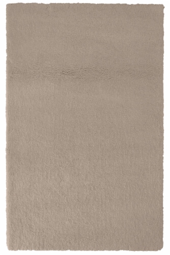 Feizy Lauren Shag Accent Rug - Beige Perspective: front