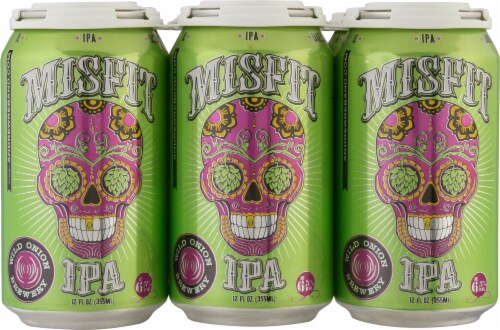 Wild Onion Brewery Misfit IPA Perspective: front