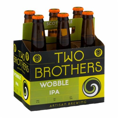 Two Brothers Wobble IPA Perspective: front