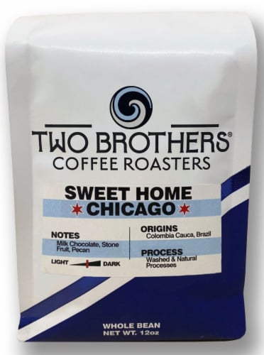 Two Brothers® Sweet Home Chicago Medium Roast Whole Bean Coffee Perspective: front