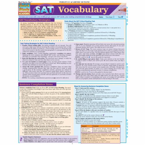 Barcharts inc sat vocabulary 1 kroger