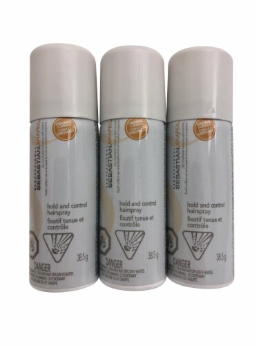 Sebastian Shaper Hold & Control Hair Spray Trio 1.3 OZ Each Perspective: front