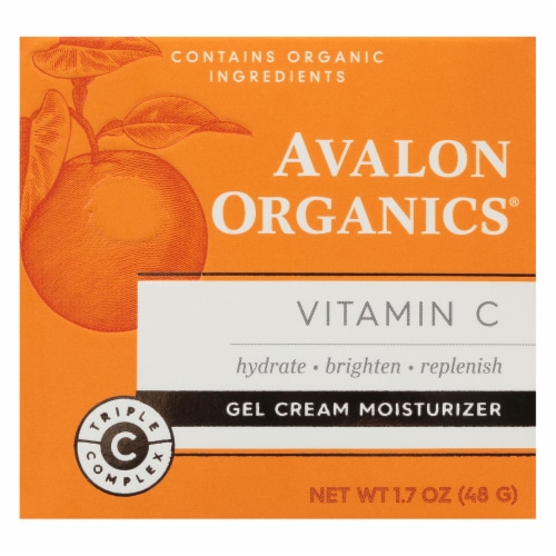 Avalon Organics® Vitamin C Gel Cream Moisturizer Perspective: front