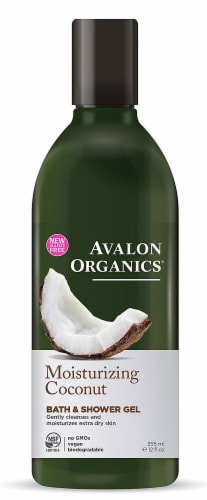Avalon Organics  Moisturizing Coconut Bath & Shower Gel Perspective: front