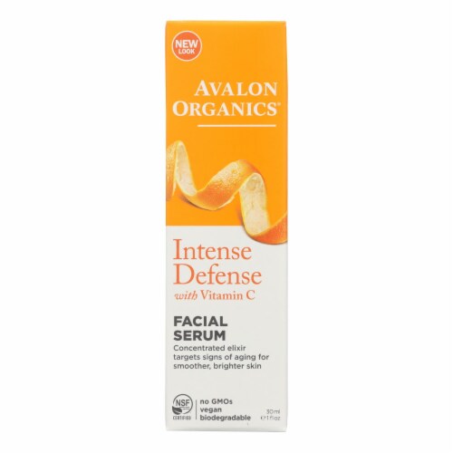 Avalon Organics Intense Defense Facial Serum Perspective: front