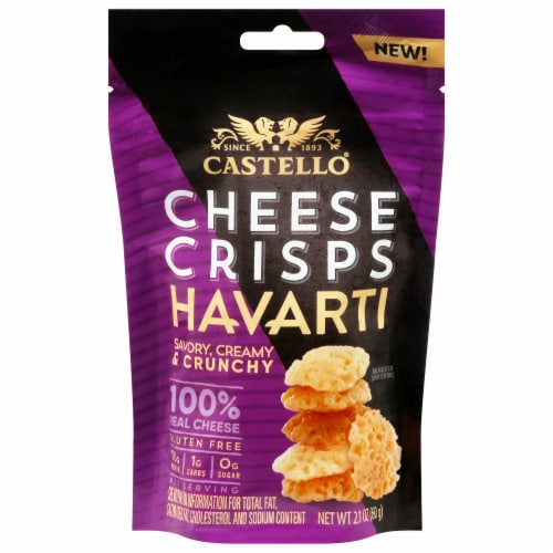 Castello Havarti Cheese Crisps Perspective: front