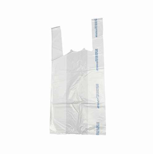 Sim Supply Plastic Shopping Bag,T-Shirt Bag,PK1000  5DUP8 Perspective: front