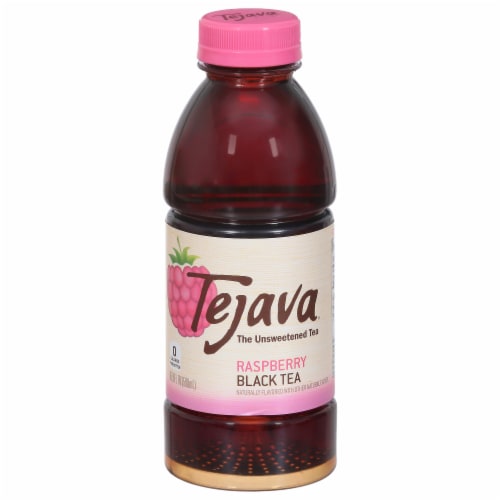 Tejava Unsweetened Raspberry Black Tea Perspective: front