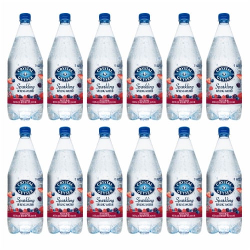 Crystal Geyser™ Sparkling Spring Water - Mixed Berry Perspective: front