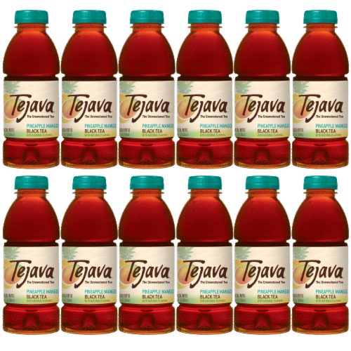 Tejava™ Tea Unsweetened Black Tea - Pineapple Mango Perspective: front