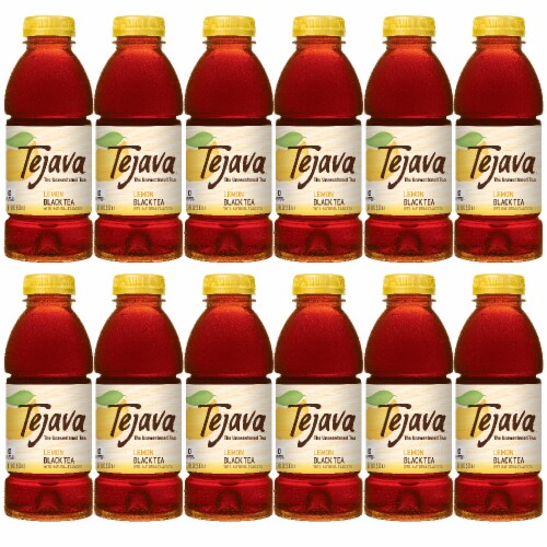 Tejava™ Tea Unsweetened Black Tea - Lemon Perspective: front