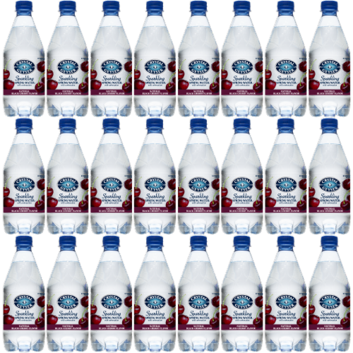 Crystal Geyser™ Sparkling Spring Water - Black Cherry Perspective: front