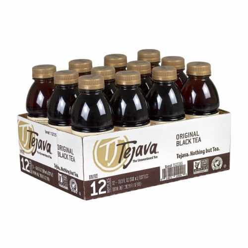 Pure Leaf Real Brewed Unsweetened Black Tea, 12 bottles / 16.9 fl oz -  Foods Co.