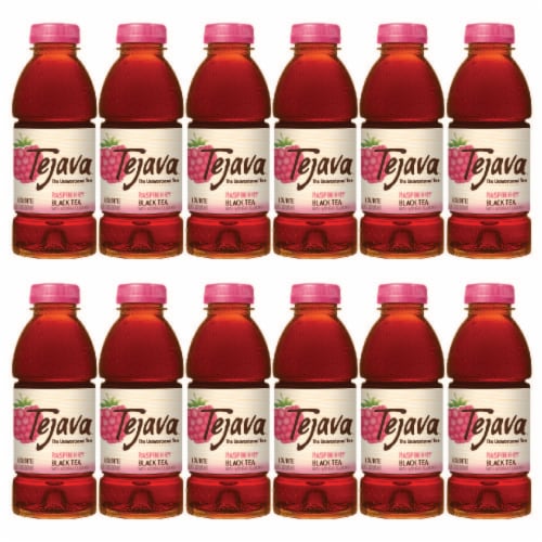 Tejava™ Tea Unsweetened Black Tea - Raspberry Perspective: front