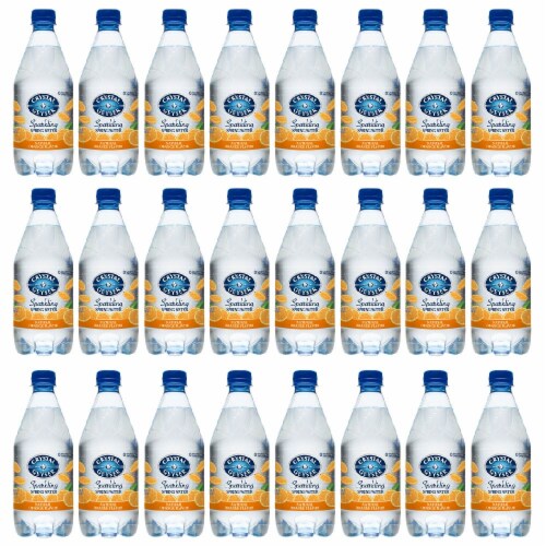 Crystal Geyser™ Sparkling Spring Water - Orange Perspective: front